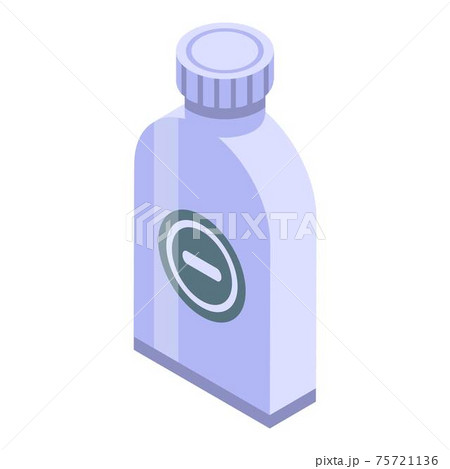 Man perfume icon, isometric style 75721136