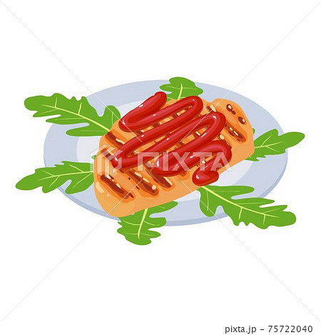 Barbecue food icon, isometric style Barbecue food icon, isometric style 75722040