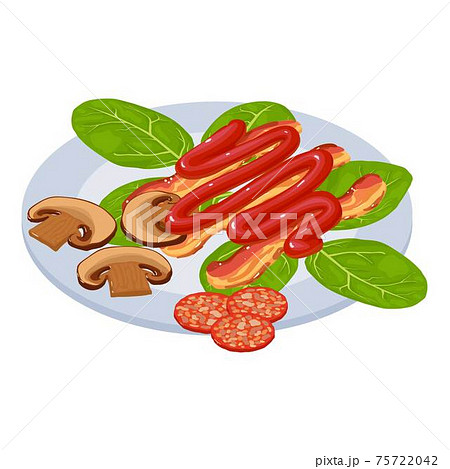 Appetizer icon, isometric style 75722042