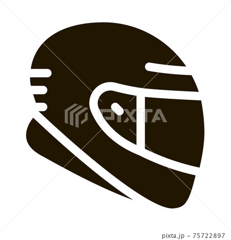 Protective Helmet Icon Vector Glyph Illustration 75722897