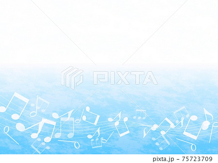 音符の青色フレーム no.01 音符の青色フレーム no.01 75723709