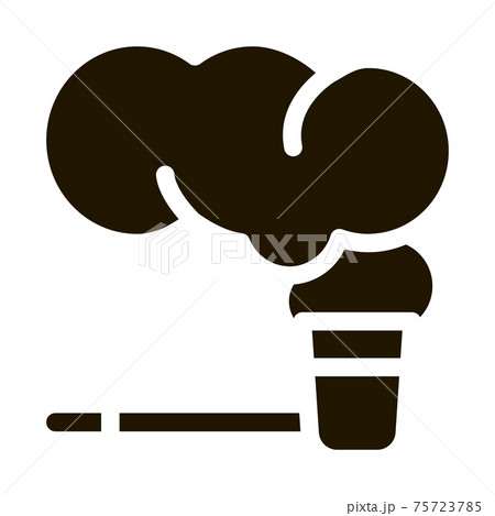 Smoking Pipe Icon Vector Glyph Illustration Smoking Pipe Icon Vector Glyph Illustration 75723785