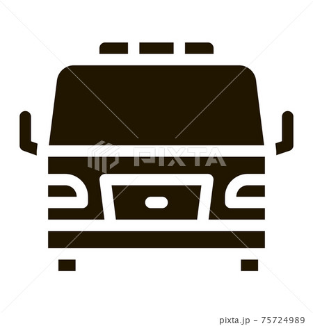 Tow Car Truck Icon Vector Glyph Illustration 75724989