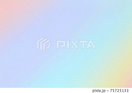 レインボーカラーの抽象的背景　緩やかなライン・流れ 75725133