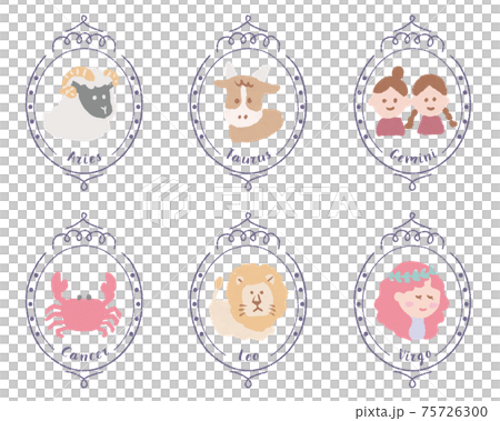 12 constellation illustration_1_frame 75726300