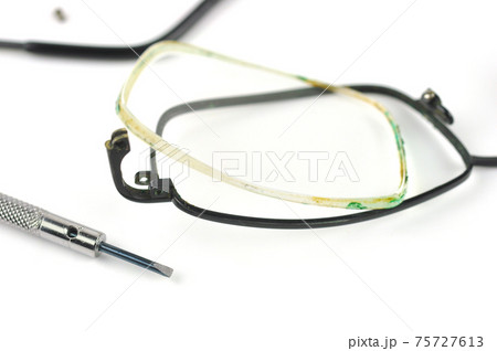 Eyeglasses repair concept. Eyeglasses repair concept. 75727613