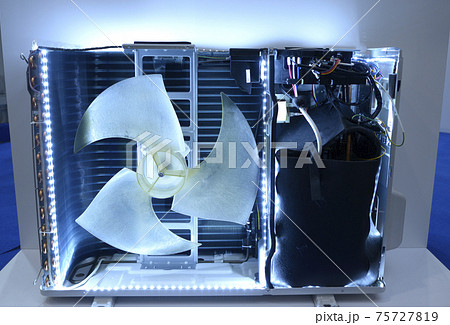 Fan, electrical engine and hydraulic module of a modern air conditioner 75727819