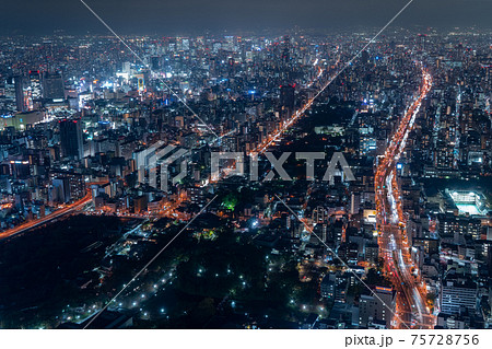 あべのハルカス 夜景 あべのハルカス 夜景 75728756
