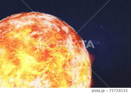 High detailed Fiction red Venus planet. High detailed Fiction red Venus planet. 75729133