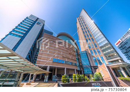 日本の川崎都市景観　川崎駅前を望む 75730804