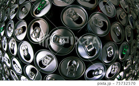 empty aluminum cans texture 75732570