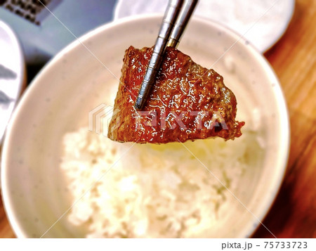 ご飯とお肉 ご飯とお肉 75733723