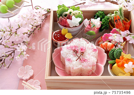 お花見ランチ　お花見御膳　さくら御膳　桜御膳　おうちでお花見 75735496