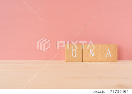 質疑応答｜「Q&A」と書かれた積み木ブロック 75736464