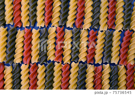 colored dry uncooked vermicelli pasta colored dry uncooked vermicelli pasta 75736545