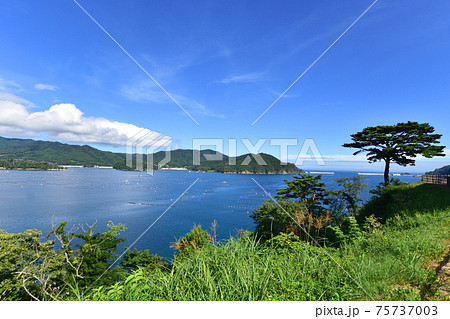 岩手県大船渡市の風景(2020年夏) 岩手県大船渡市の風景(2020年夏) 75737003