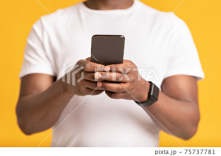 Modern technology, typing messages, modern chat and mobile applications 75737781