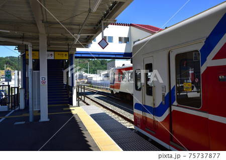 2020年、釜石駅から陸前山田駅までの三陸鉄道リアス線風景と車窓からの風景 2020年、釜石駅から陸前山田駅までの三陸鉄道リアス線風景と車窓からの風景 75737877