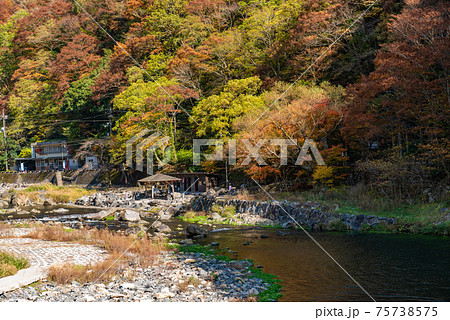 湯原温泉 名泉砂湯 秋 岡山県 真庭市 美作三湯 湯原温泉 名泉砂湯 秋 岡山県 真庭市 美作三湯 75738575
