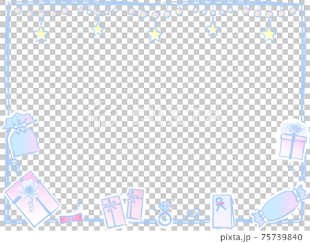 Gift pattern frame - Stock Illustration [75739840] - PIXTA