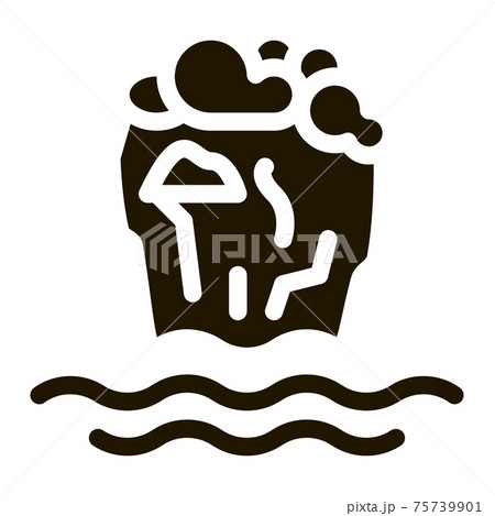Thailand Ocean Island Beach Icon Vector 75739901