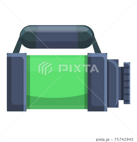 Auto compressor icon, cartoon style 75742945