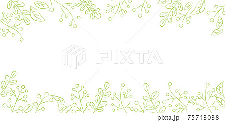 green_leaf_frame_large_wide_horizontal 緑 葉 フレーム 飾り green_leaf_frame_large_wide_horizontal 緑 葉 フレーム 飾り 75743038