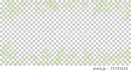green_leaf_frame_large_wide_horizontal綠葉框架裝飾 green_leaf_frame_large_wide_horizontal綠葉框架裝飾 75743038