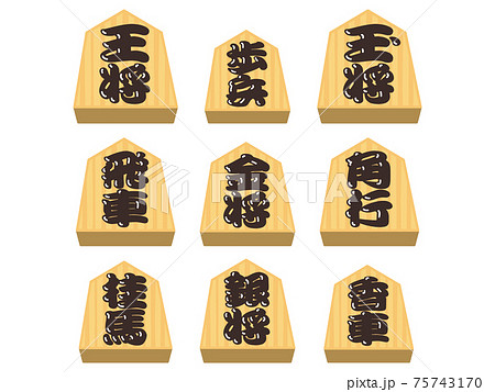 将棋の駒セット 75743170