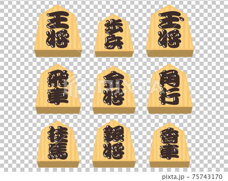将棋の駒セット 75743170