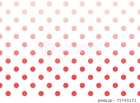 水玉 グラデーション 背景 素材 レッド 水玉 グラデーション 背景 素材 レッド 75743171
