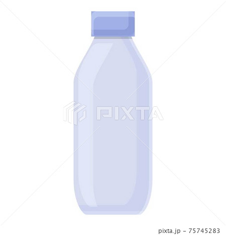 Plastic bottle waste icon, cartoon style 75745283