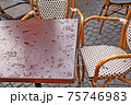 Wet Street Cafe After The Rain 75746983