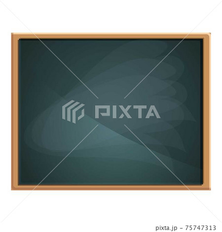 Old chalkboard icon, cartoon style Old chalkboard icon, cartoon style 75747313