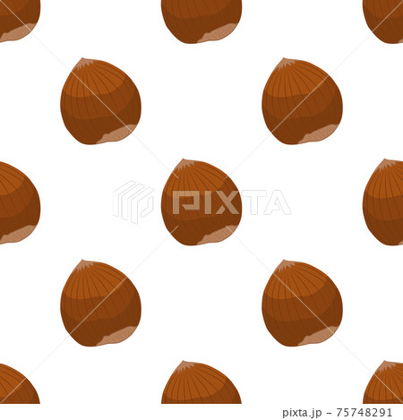 Illustration on theme big pattern identical types hazelnut Illustration on theme big pattern identical types hazelnut 75748291