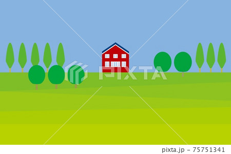 春風景 のイラスト素材