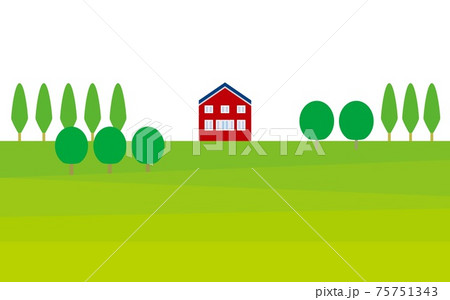 春風景 のイラスト素材