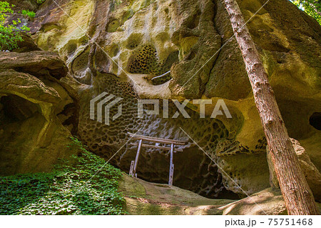 山形の秘境 新緑の垂水遺跡(裏山寺) 山形の秘境 新緑の垂水遺跡(裏山寺) 75751468