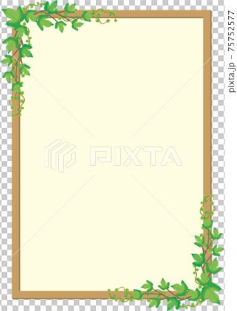 Green decorative frame 75752577
