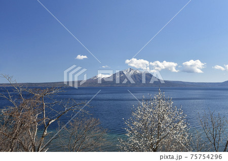 早春の支笏湖 75754296