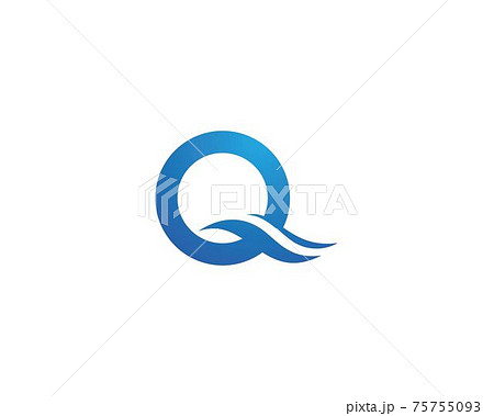 Q letter logo template 75755093