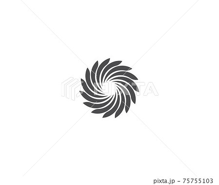 vortex, wave and spiral icon vortex, wave and spiral icon 75755103