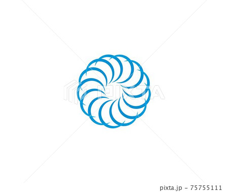 vortex and spiral icon 75755111