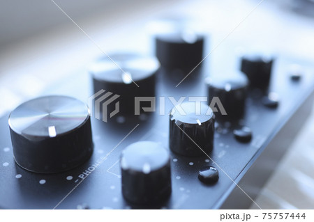 Knob for professional recording equipment black color 75757444