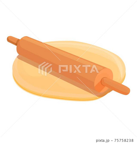 Dough cuisine icon, cartoon style 75758238