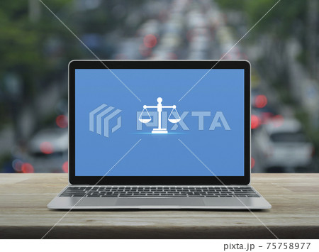 Business legal service online concept 75758977