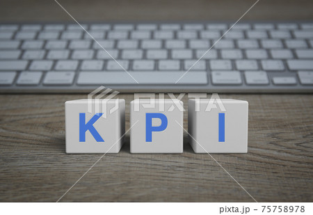 Key Performance Indicator business target concept 75758978