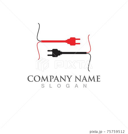 Power cable  Logo Template vector icon illustration design 75759512