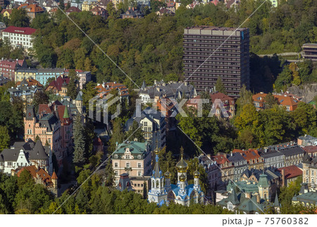 View of Karlovy Vary, Czech republic View of Karlovy Vary, Czech republic 75760382