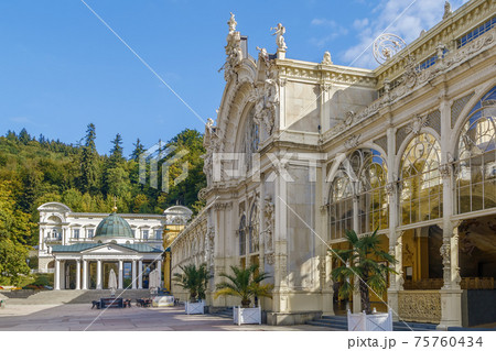 Main Spa Colonnade in Marianske Lazne Main Spa Colonnade in Marianske Lazne 75760434